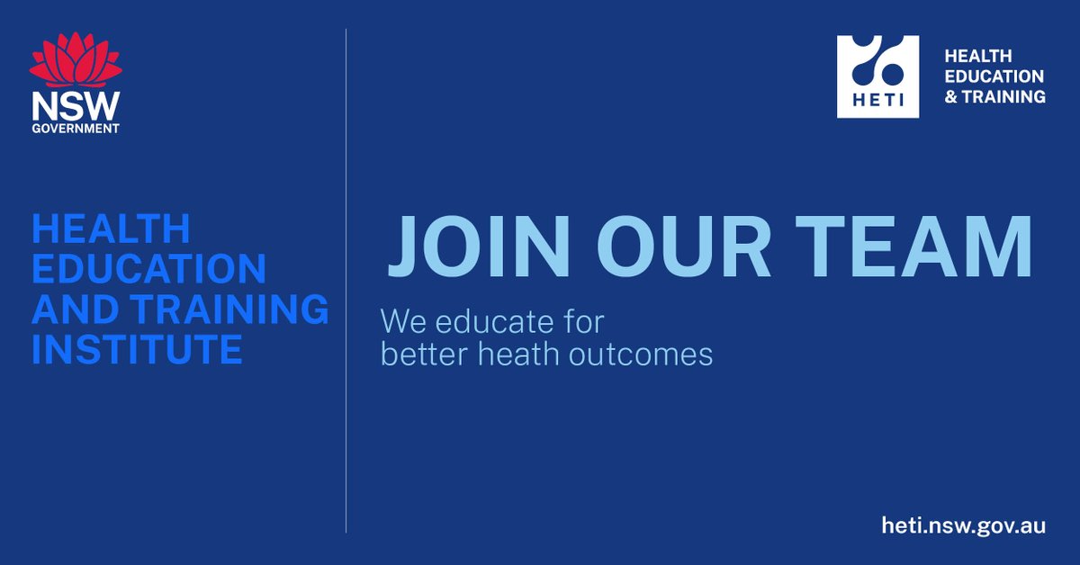 Are you passionate about End of Life Palliative Care (EoLPC)? Do you have extensive experience in EoLPC education & training? Join our team to lead the statewide implementation of the @NSWHealth EoLPC education & training strategy. Find out more: iworkfor.nsw.gov.au/job/senior-pro…