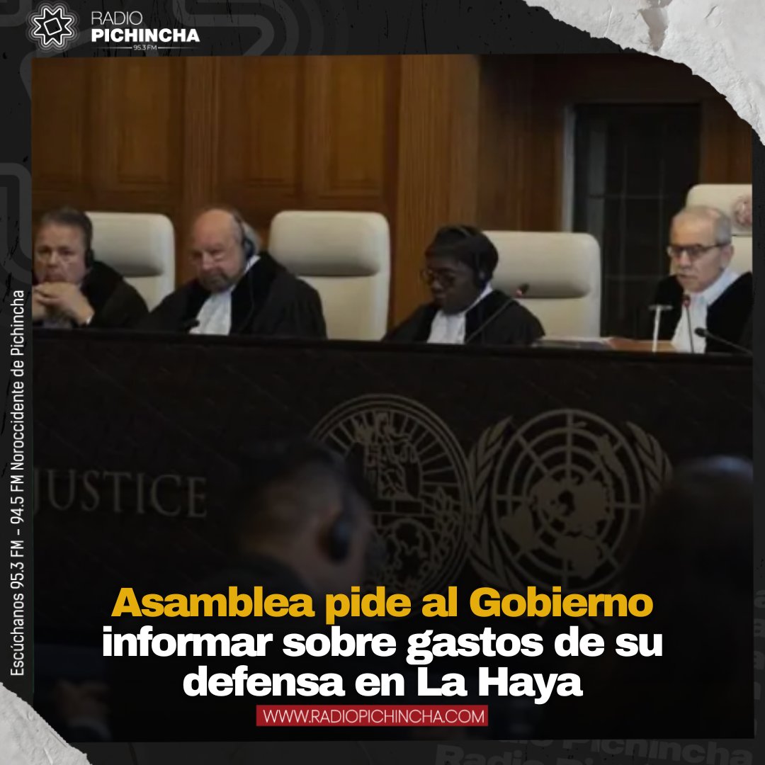 📰#NACIONALES | La legisladora Veloz cuestionó al Gobierno por no considerar a los abogados del servicio diplomático, para defender a Ecuador ante la CIJ.
Los detalles ⬇
radiopichincha.com/asamblea-pide-…
