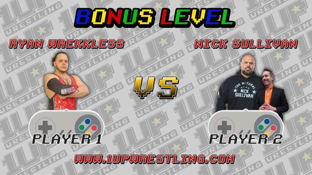 The undefeated @TheNaturalNS has been on a one man path of destruction through our first three levels. Will newcomer Ryan Wreckless be able to survive The Natural on the BONUS LEVEL? 🕹️1️⃣🆙 We'll see on 5/18 in Fulton!