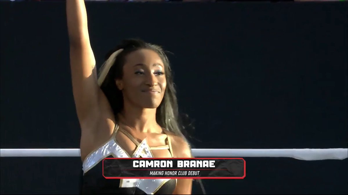 Camron Branae (formerly known as NXT’s Amari Miller) made her ROH Debut #ROH #HonorClub