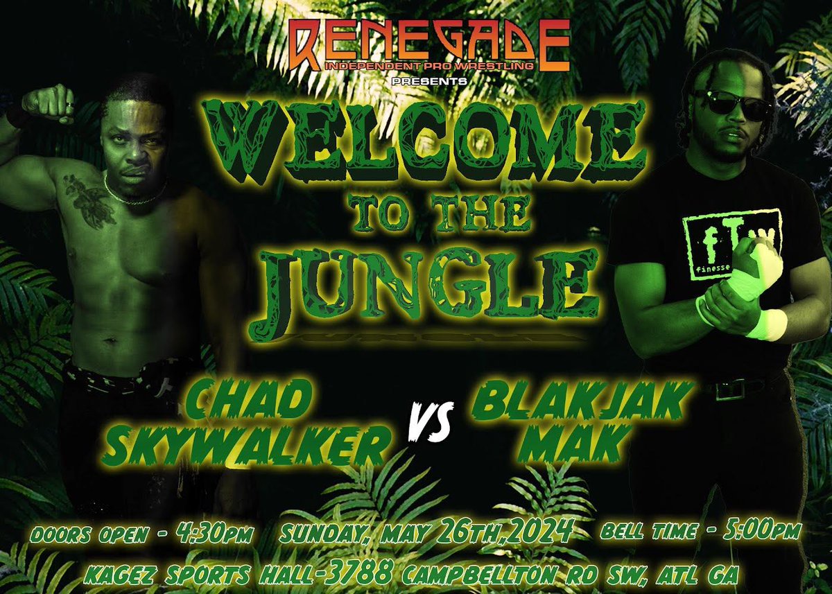 Match Release Chad Skywalker vs Blakjak Mak #atlanta #wrestling #prowrestling #imdywrestling #atl
