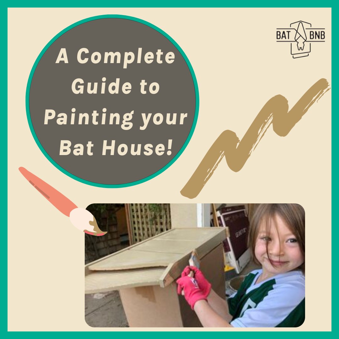 🎨 Should you paint your bat house? Painting your bat house can increase occupancy rates by as much as 50%. Our Painting Guide is here to help! The right paint color can make all the difference. 🌞🌡️ batbnb.com/pages/painting… Leave other bat house questions in the comments