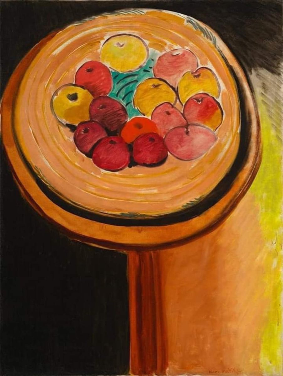 Maître Matisse Apples ,1916 oil on canvas