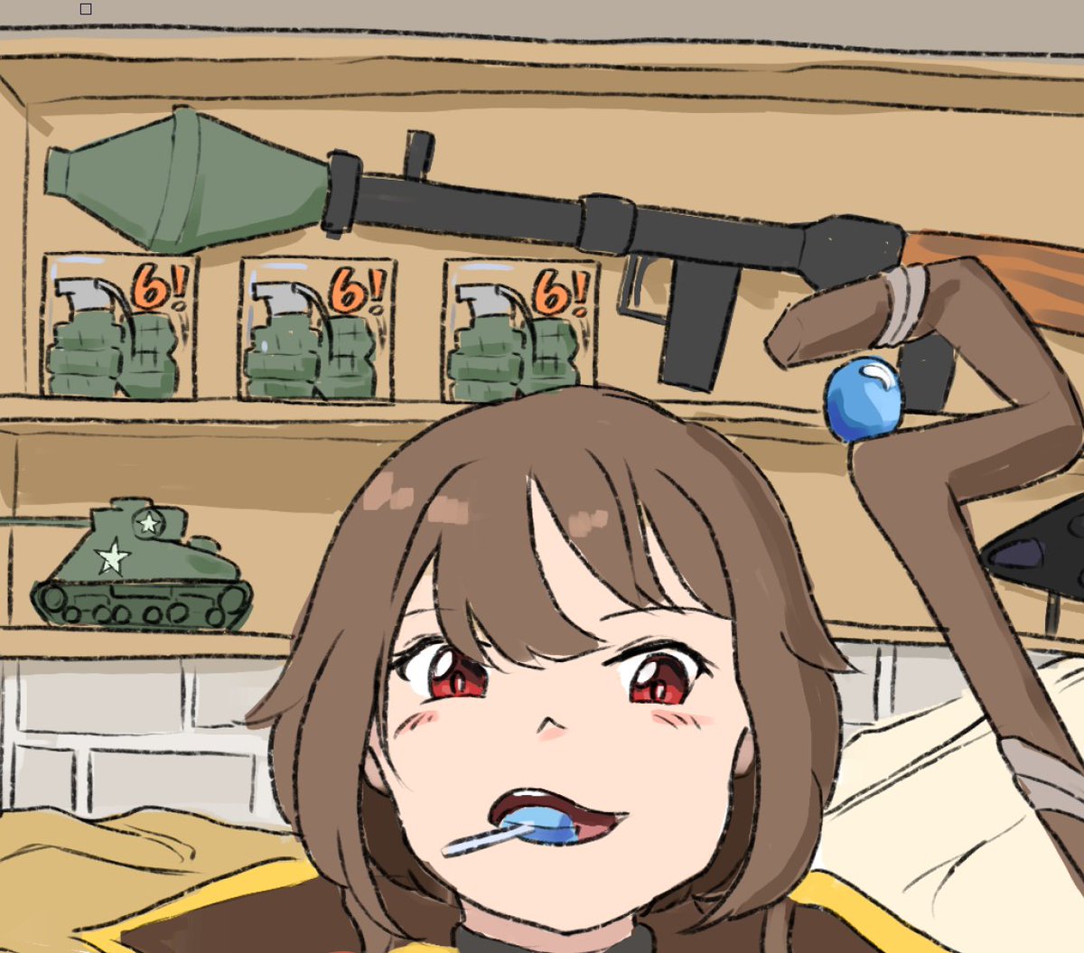 Crispiscorgi's tweet photo. megumin's lair #Konosuba https://t.co/x5EVQ81wI4