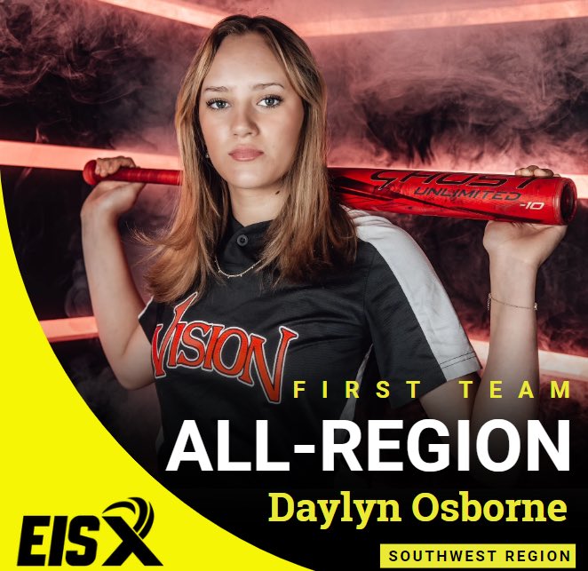 Daylyn Osborne (@daylynosborne33) on Twitter photo Honored to be recognized by <a href="/ExtraInningSB/">EXTRA INNING SOFTBALL</a> as a First Team All-Region Pitcher for the Southwest Region! <a href="/rhs_ladysb/">Rogers Lady Mountie Softball</a> @visiongold09 <a href="/FastpitchVision/">Vision Fastpitch</a> Honored to be recognized by <a href="/ExtraInningSB/">EXTRA INNING SOFTBALL</a> as a First Team All-Region Pitcher for the Southwest Region! <a href="/rhs_ladysb/">Rogers Lady Mountie Softball</a> @visiongold09 <a href="/FastpitchVision/">Vision Fastpitch</a>