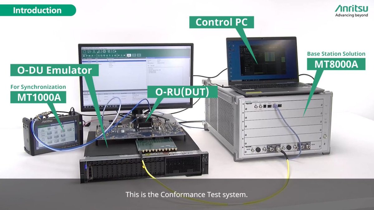 Various Conformance Test items are specified by the #ORANAlliance. Watch #Anritsu's brief video demo to learn more about the UC-Plane Downlink Test from these test items: bit.ly/4bvVlyJ #ORAN #OpenRAN