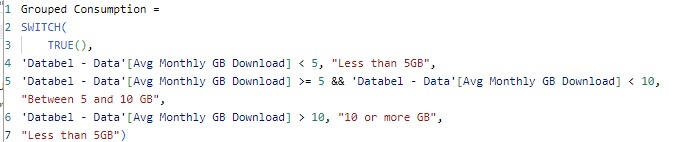 Day 2 of 100. I combined my knowledge of grouping data into categories in addition to using Switch(), a Dax formula. It's been an awesome experience so far! @Ingressive4Good @DataCamp.