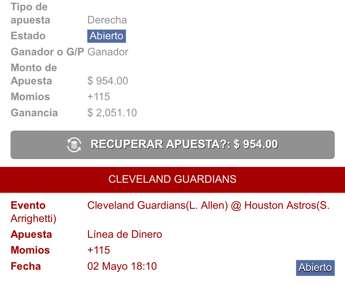 RETO ESCALERA 🪜 PASO 2! 🚨🚀

VÁMONOS BIEN JALADOS! 

PASO 1: $500 - $954 ✅
PASO 2 $954 - $2051 ⏳🍀

LIKE Y RT PARA COBRAE JUNTOS 🔁❤️ @Tipsperrones365