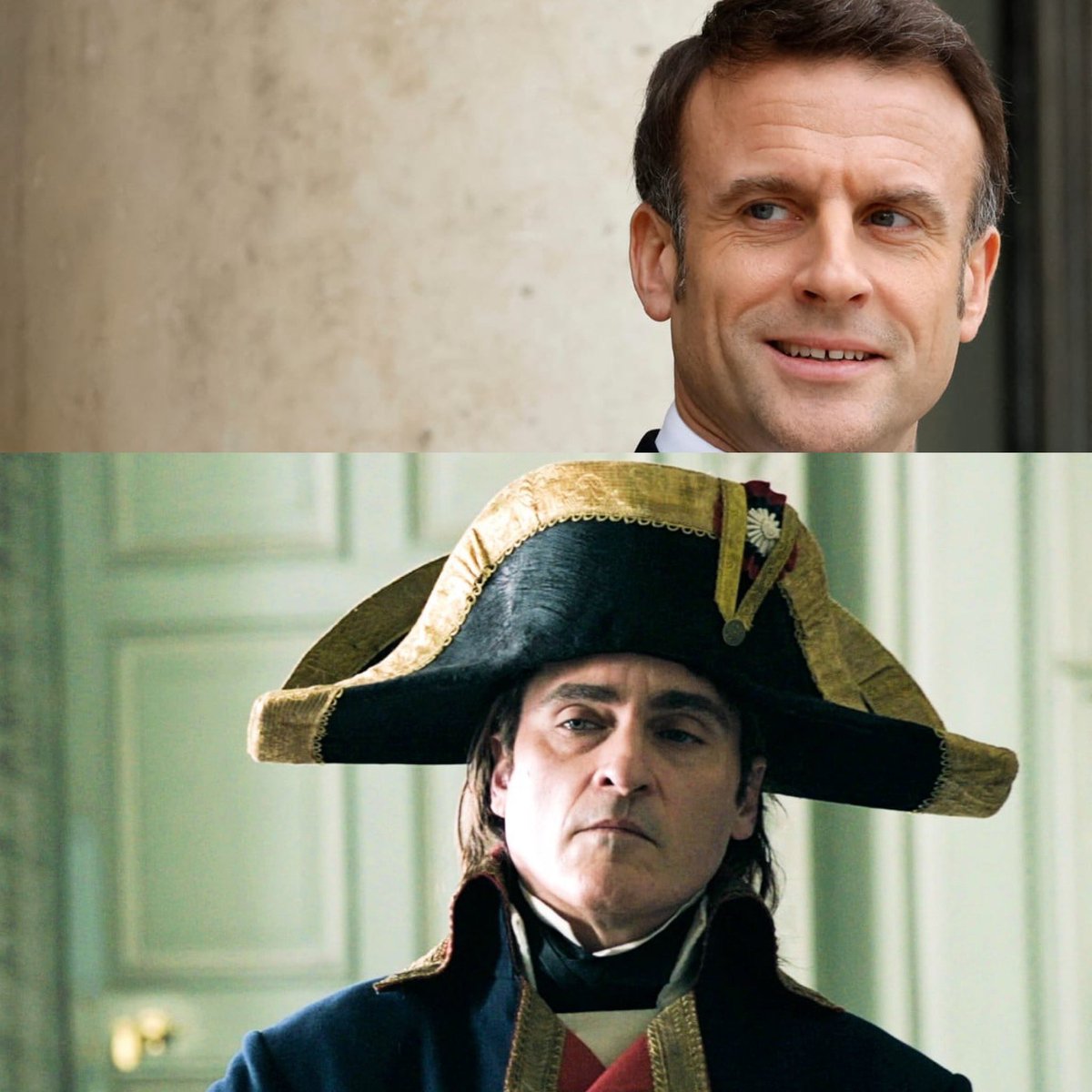 I’m paying out early. In a close run thing, Napoleon beats out Macron for the win!