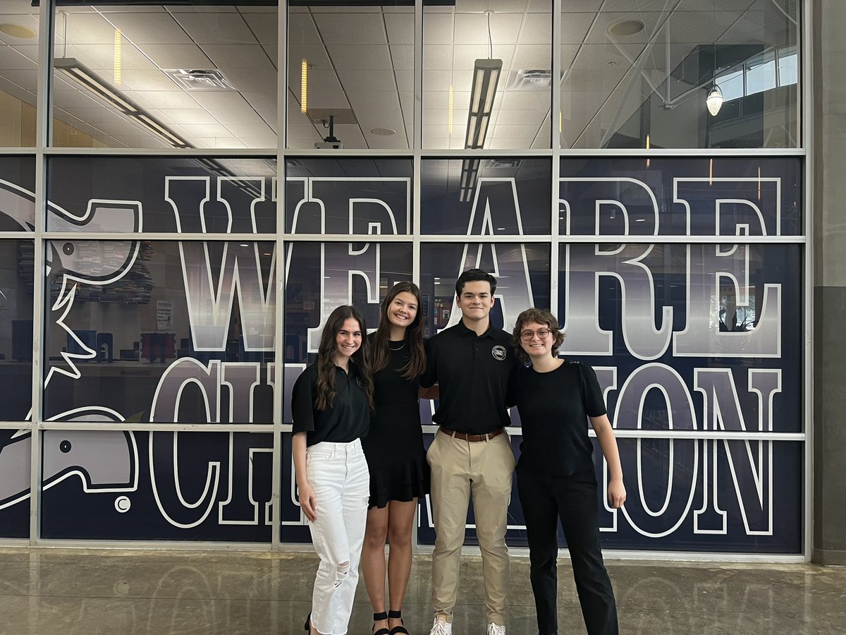 FOUR of @SamChampionHS Top Ten in the Class of 2024 are members of the Charger Band!! Congratulations to Nic, Liana, Seanna, and Autumn!!! Leaders in our program, the classroom, and the future. #musicmatters #timemanagement @championchargerband @boernefinearts @boerneisd