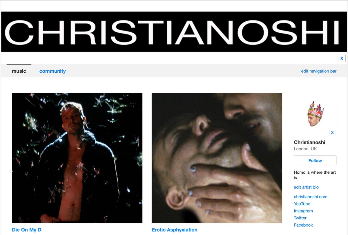 I just set up a Bandcamp in 2024... because it's #BandcampFriday so if you're up for supporting artists directly, please buy any of my latest 4 releases today! christianoshi.bandcamp.com