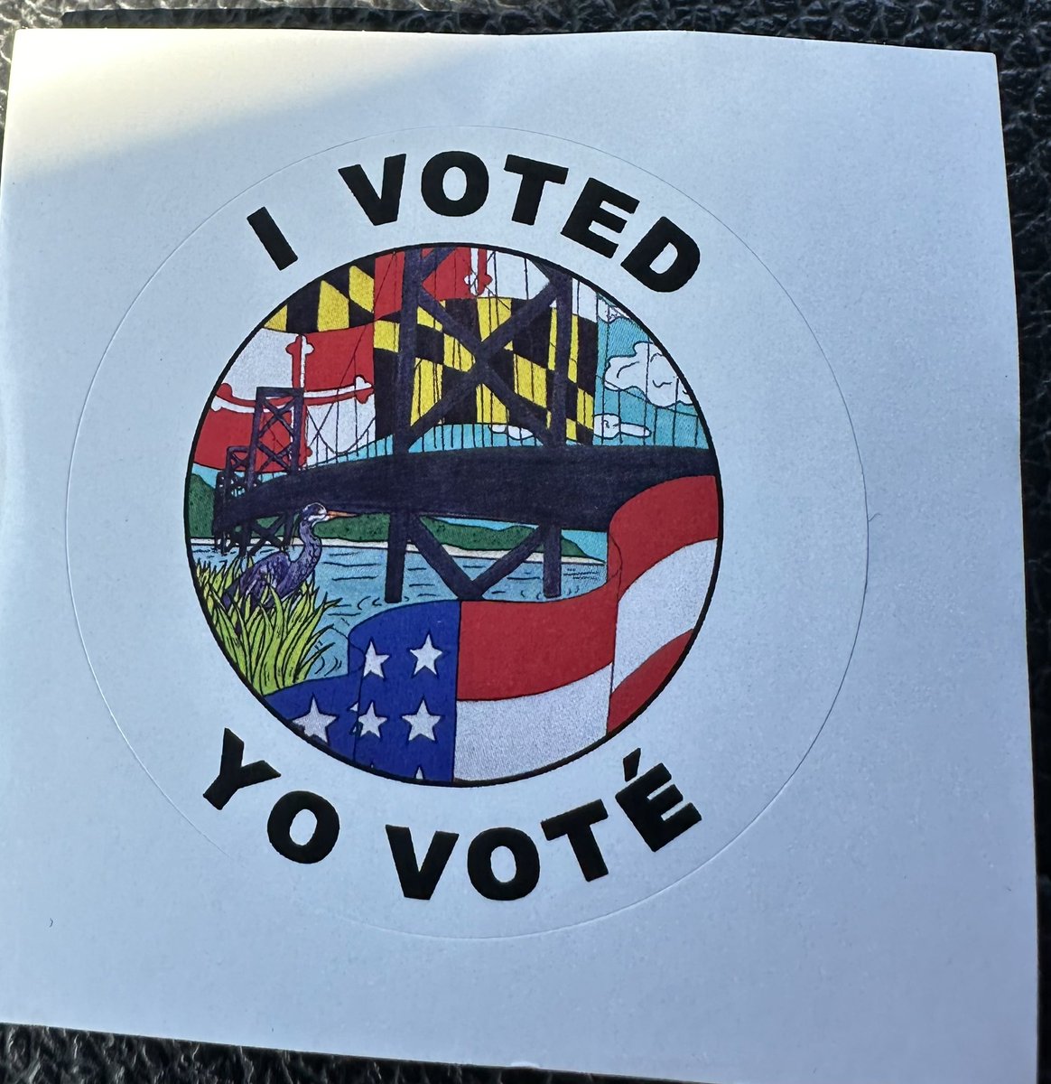 Did my civic duty #MDVOTES #MDpolitics