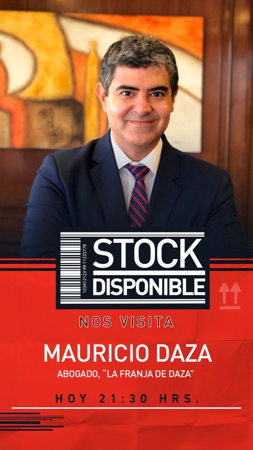 Esta noche @stockdisponible junto a @Freddy_Stock: cambio fecha formalización Gral Yáñez; formalización diputado Mellado; novedades en #CasoHermosilla y nexo investigación con causa de lavado de dinero narco en España. A las 21:30 por @viax cable y 22:00 estreno en YouTube. 👊