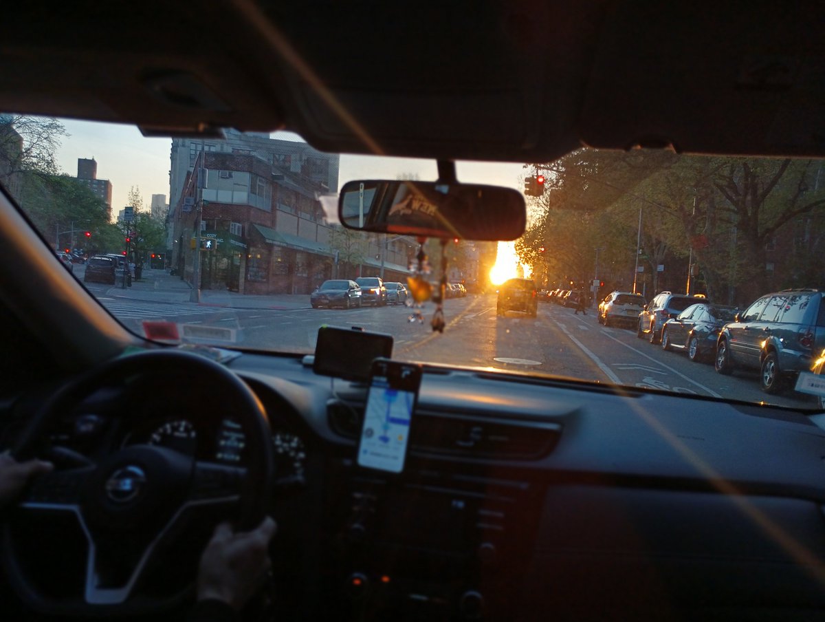 In a cab going west crosstown reminds me that #Manhattanhenge season is upon us! All hail @jfaherty the mother of Manhattanhenge!