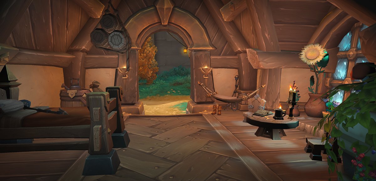 A few interior shots showing some of the lovely details of Hallowfall designs. #TheWarWithin #WoW