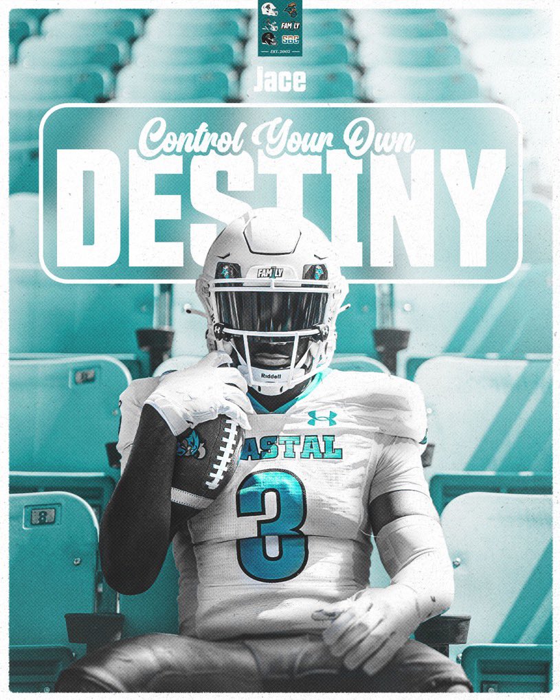 Blessed to receive an offer from Coastal Carolina 🏝️ #AGTG #BallAtTheBeach #FAM1LY