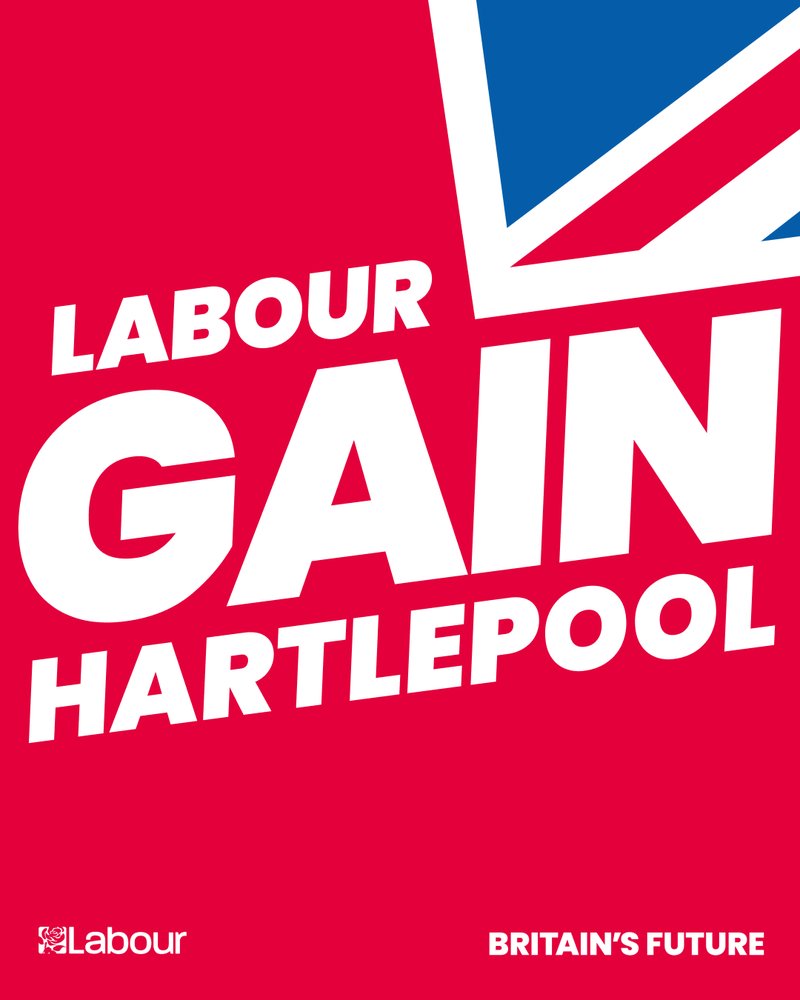 Labour GAIN Hartlepool 🌹