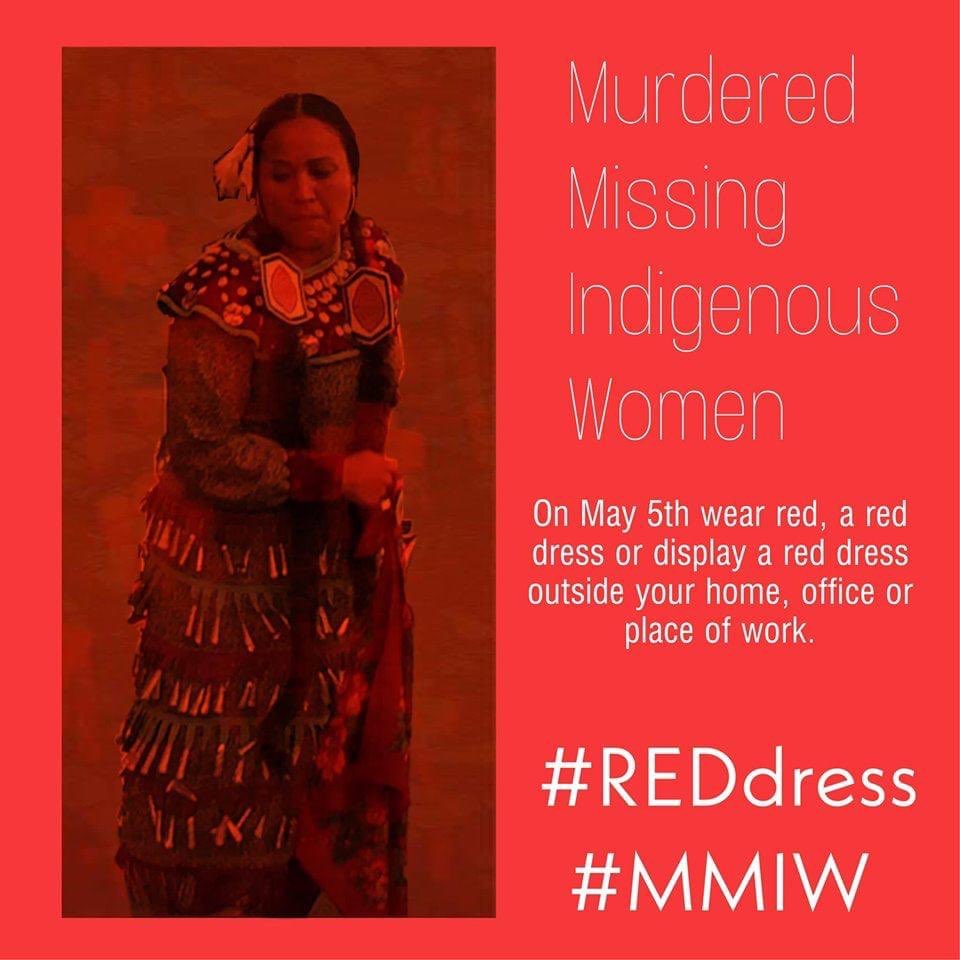 On May 5, 2024 wear red, a red dress or display a red dress outside your home, office or place of work.