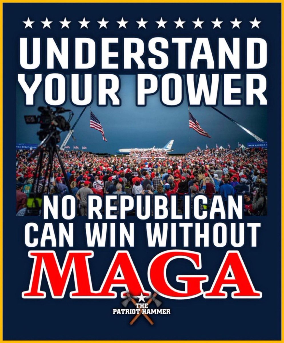 I believe MAGA is growing every day. It going to be too big to rig. #MAGA2024