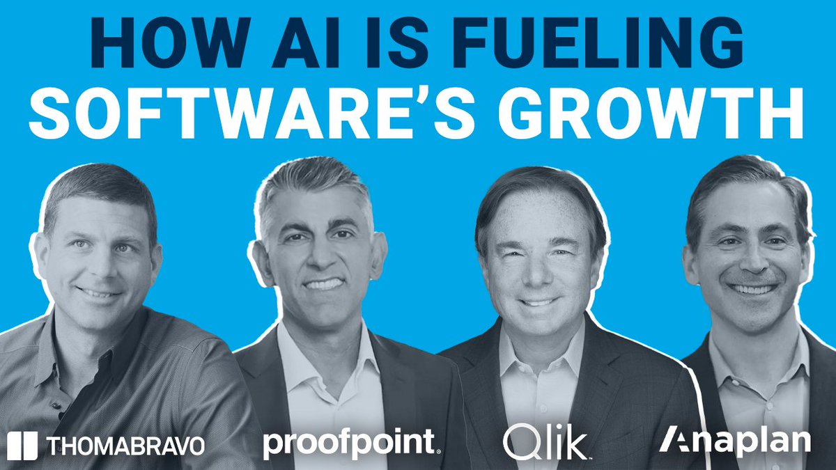 .@Proofpoint CEO Sumit Dhawan joined a special live episode of Thoma Bravo's Behind the Deal #podcast to dish on all things #GenAI and cyber. 

Listen as he and other Thoma Bravo portfolio CEOs discuss how their companies are leveraging the power of #AI. bit.ly/3JH8TuC