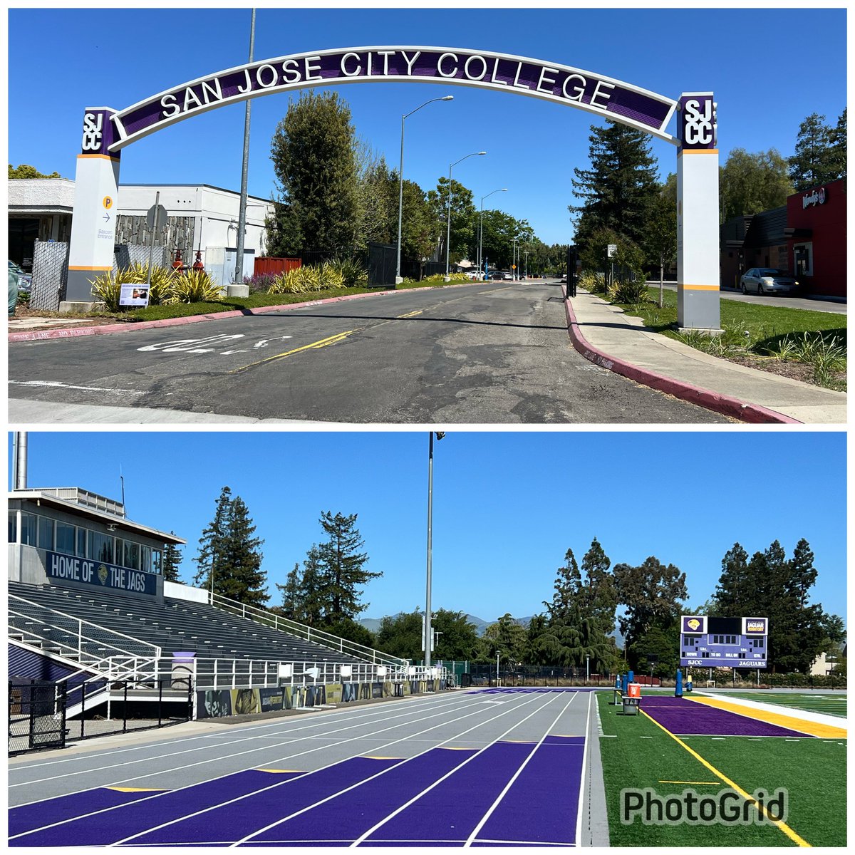 So Grateful To Finally Meet @coachjwink @CoachRayy @Joffre74 And See The Beautiful Campus Of @SJCC_Football ! @KelleyBeMoore @JeffBowenACU @firestormfb And I Can’t Wait To Sign More Outstanding Young Men From Your Program, Like The Three We Signed Last Semester!