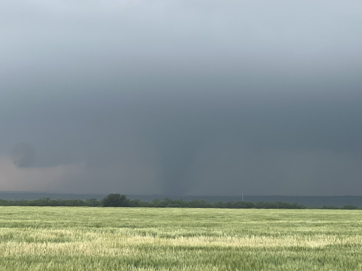 Stovepipe tornado in progress north of Doole, TX @NWSSanAngelo #txwx