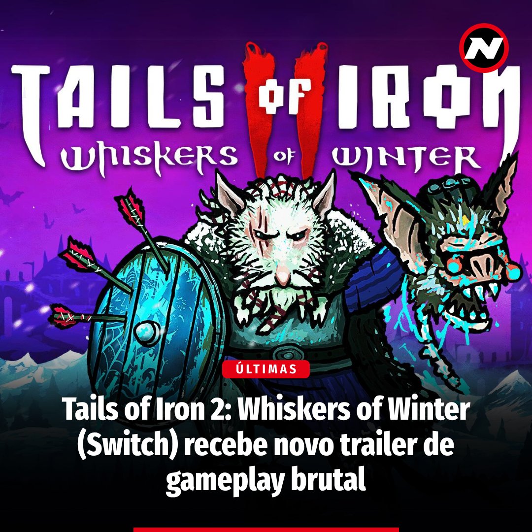 ❄️⚔️ Frio Intenso! O novo trailer de gameplay mostra as duras terras do norte e os perigos adiante. Uma jornada épica aguarda em meio à neve e batalhas brutais! 🎮🌨️ #TailsOfIron2 #NewTrailer #NintendoSwitch

Assista agora e entre no clima congelante: nintendoblast.com.br/2024/04/tails-…