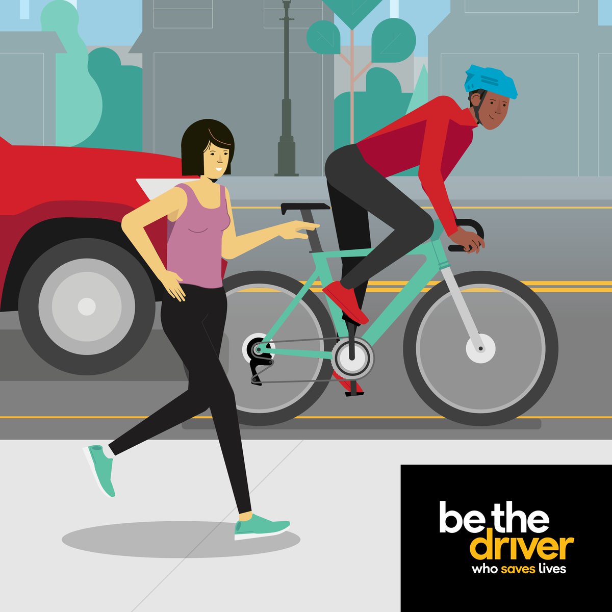 In case of a crash, your helmet could just save your life. No ride should start without one. #BeTheDriver #BicycleSafety #BCoPD