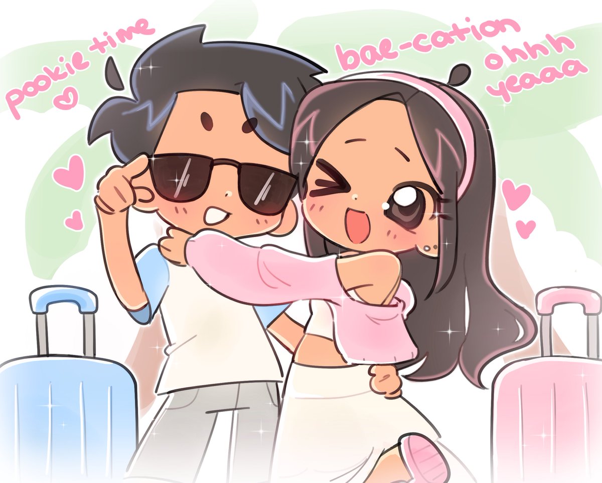 gonna b on vacay w nico n his family to a rly cool place for a bit ! im so excited 🥺🩷💙