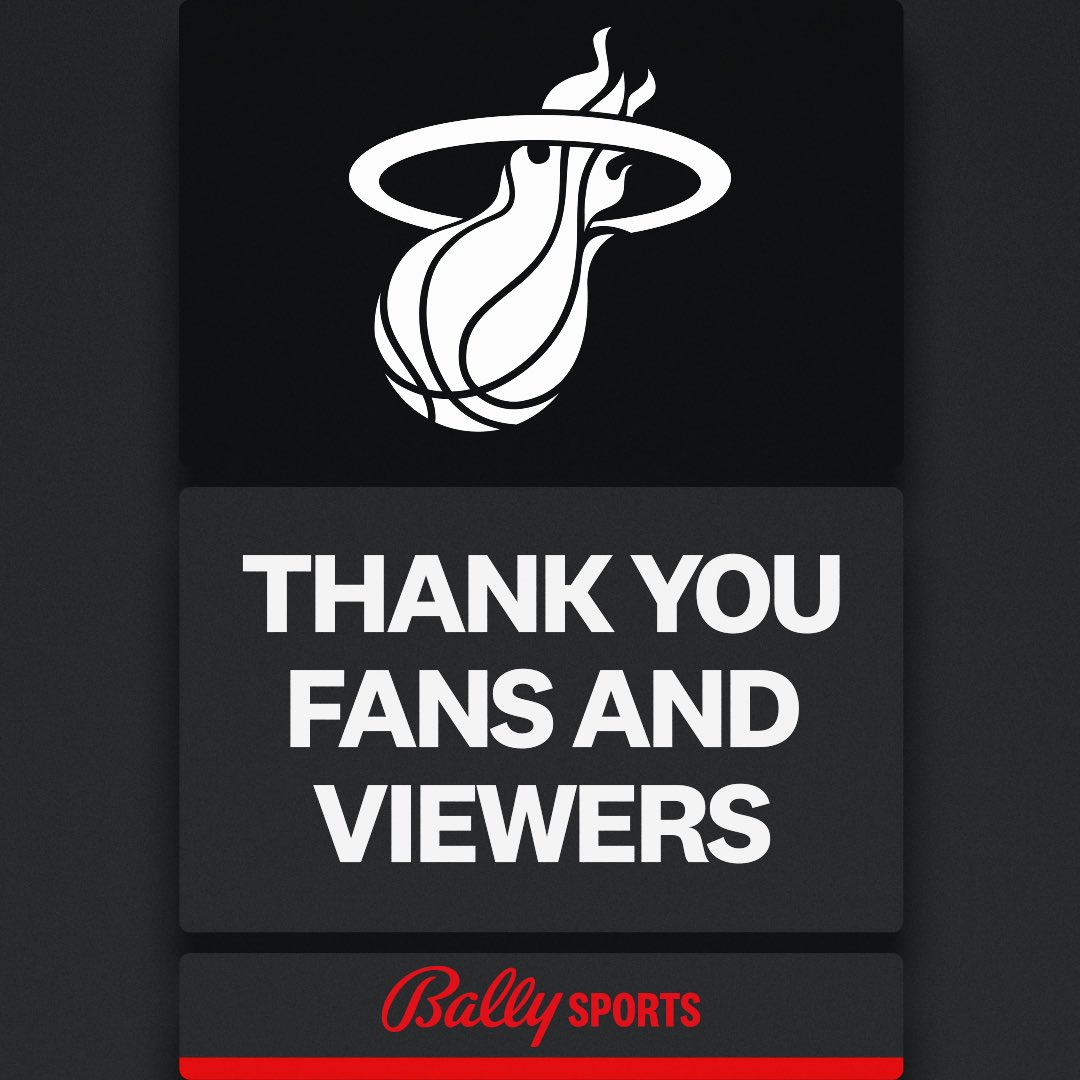 Thank you for a great season, @MiamiHEAT fans!