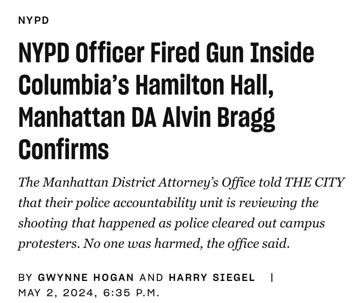 This is what Eric Adams described on national television as “precision policing.” The Mayor could have killed these students.