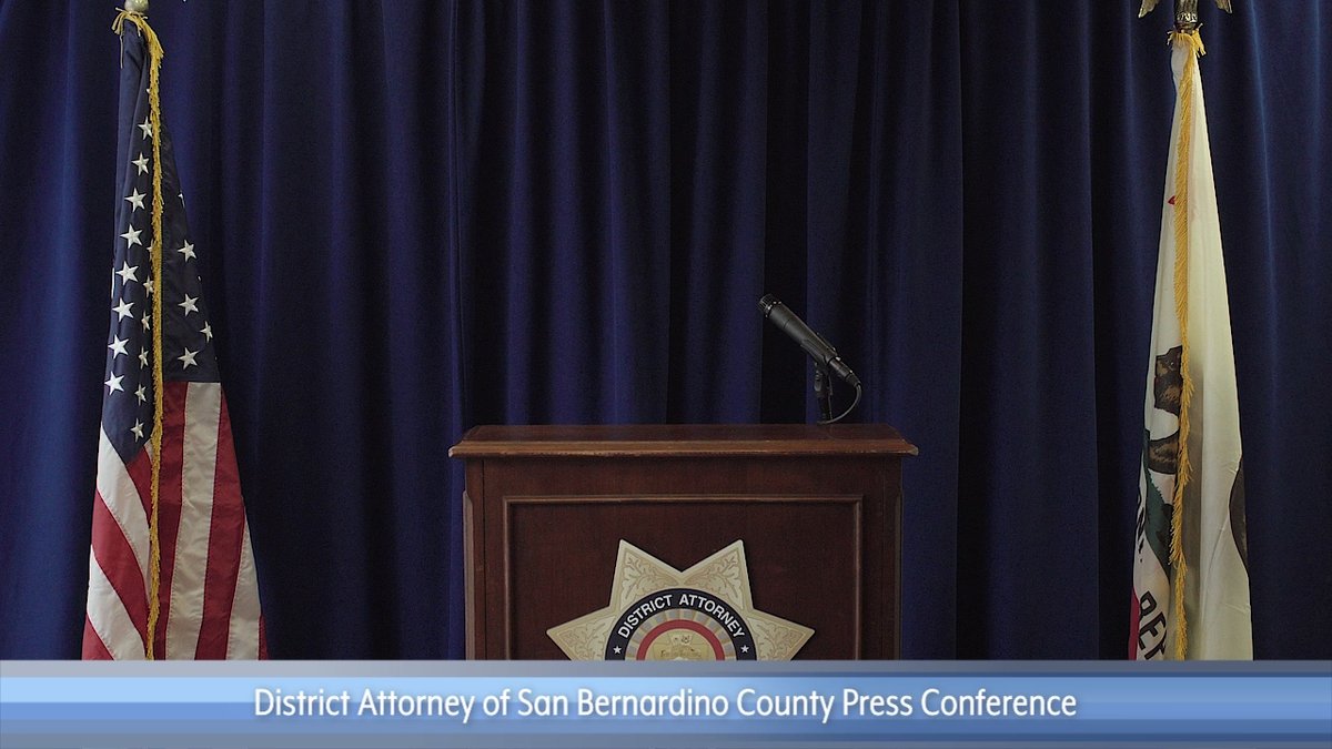District Attorney of San Bernardino Press Conference - 05/02/2024 heinetwork.tv/episode/distri…