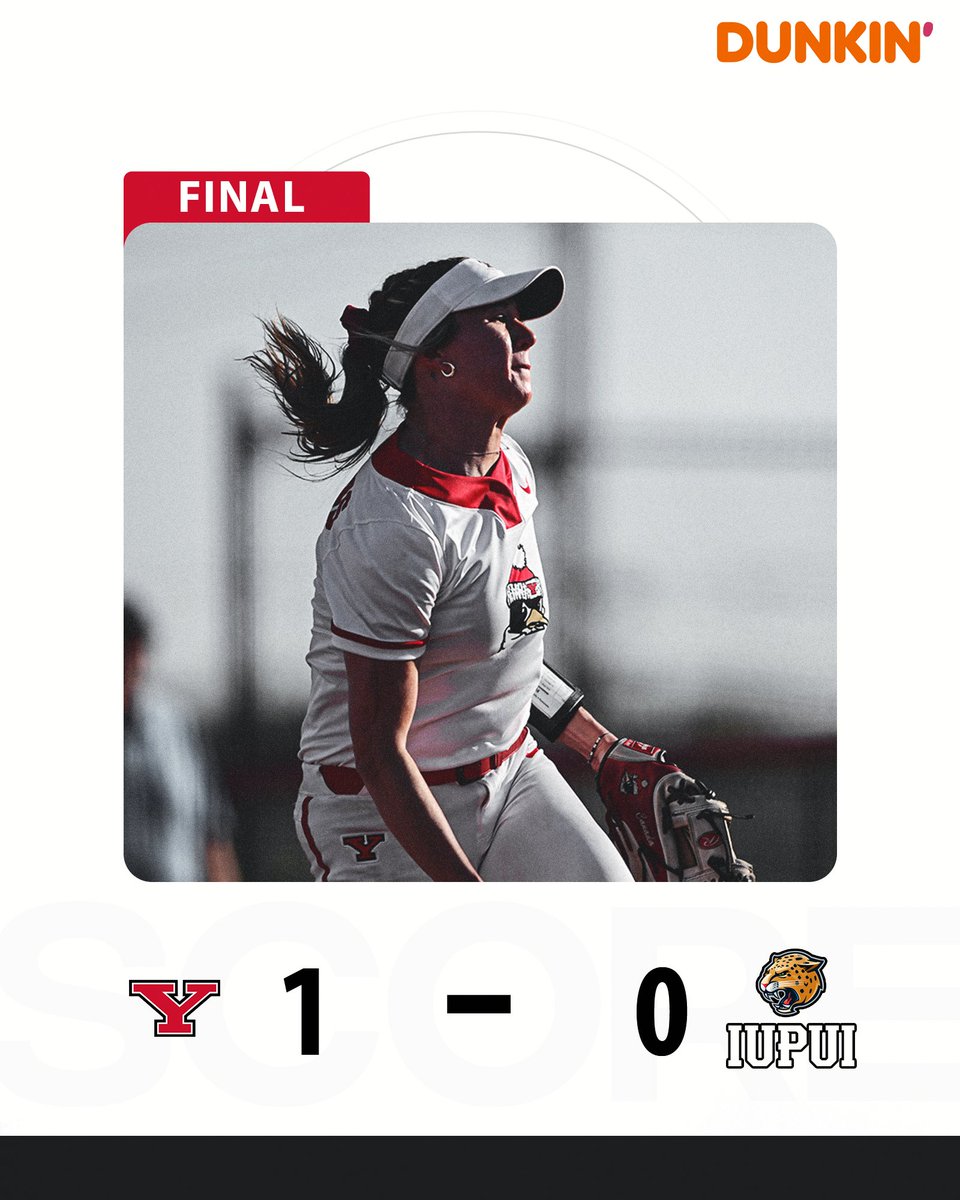 PENGUINS WWWIN!!! YSU 1, IUPUI 0 Lydia Wilkerson hit a 2-out bases-loaded walk-off single in the bottom 7th to lift the Penguins to the win. Devan Ryan fired a four-hit, complete-game shutout for her 8th win. YSU is now 35-15 overall and 19-4 in HL play. #GoGuins