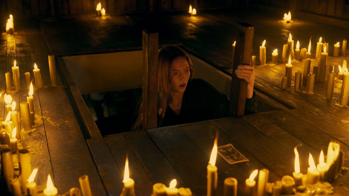 When a group of friends recklessly violate the sacred rule of Tarot readings – never use someone else’s deck – they unknowingly unleash an unspeakable evil trapped within the cursed cards. Get your tickets for TAROT here: drafthouse.com/austin/show/ta…