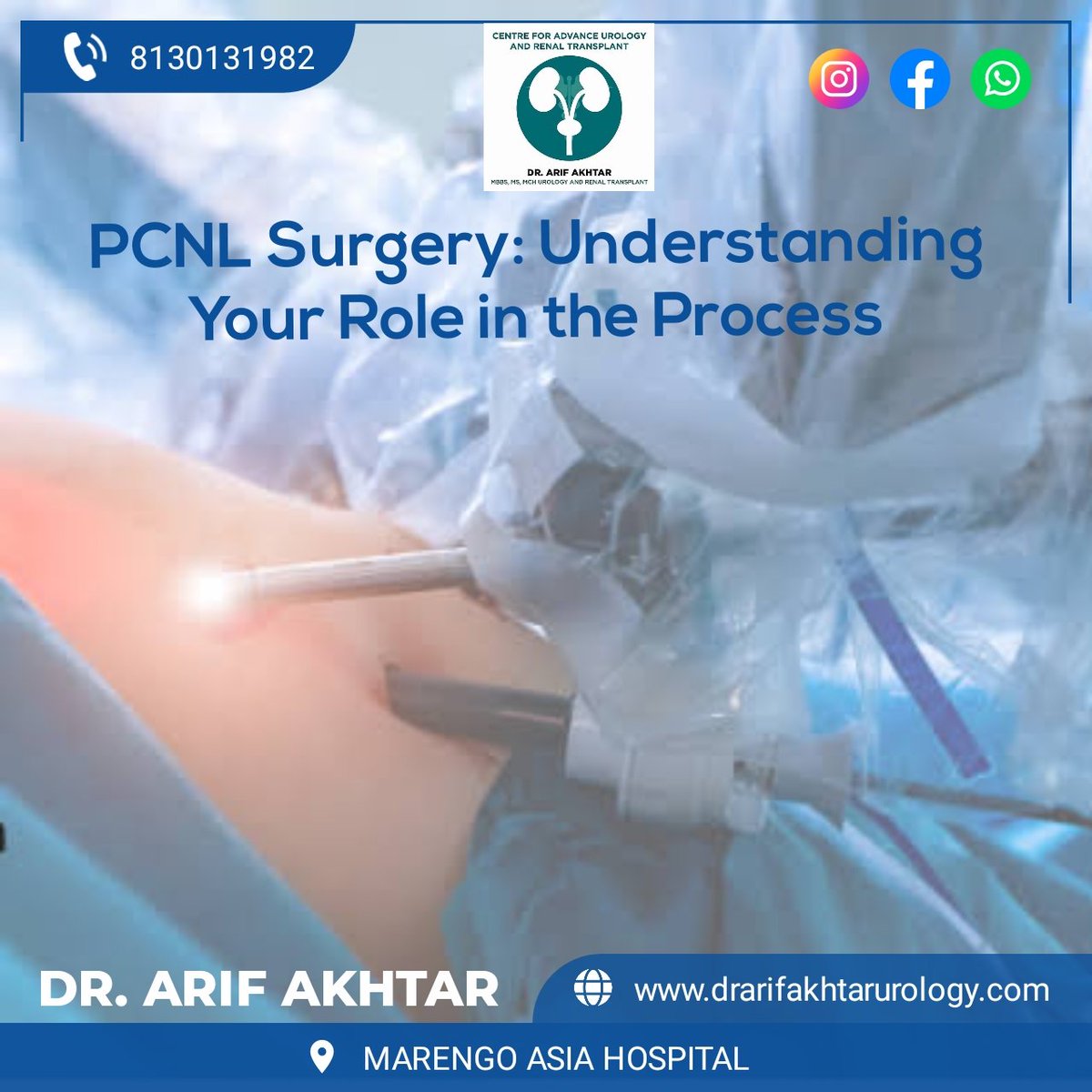 Understanding your role in PCNL surgery is crucial for a successful outcome. Active participation, informed consent, and open communication with your healthcare team are key. #PCNLSurgery #PatientCenteredCare #HealthcareJourney