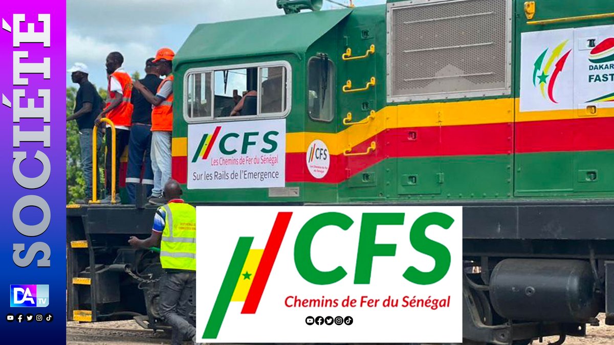 Société nationale des Chemins de Fer du Sénégal (CFS): Ibrahima Ba sur les rails! dakaractu.com/Societe-nation…