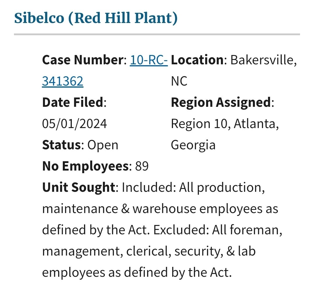 Daily Union Elections (@unionelections) on Twitter photo NEW: 89 manufacturing workers in North Carolina are forming a union and seeking to join <a href="/MineWorkers/">United Mine Workers</a>. NEW: 89 manufacturing workers in North Carolina are forming a union and seeking to join <a href="/MineWorkers/">United Mine Workers</a>.