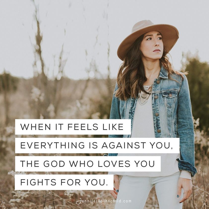 If you feel the sting of being bullied or wish someone had stood up for you when you needed it most, look to God today. The God who loves you fights for you even when it feels everything is against you. He is standing up for you and standing with you no matter what you face.