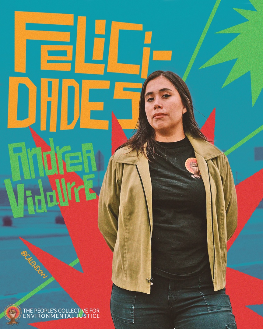 Join us in congratulating @PC4Ej's Co-Founder and Policy Lead, Andrea Vidaurre on winning the 2024 @goldmanprize, 'awarded to grassroots environmental champions from around the world.' We celebrate and uplift their work and commitment to justice in the Inland Empire! ✊
