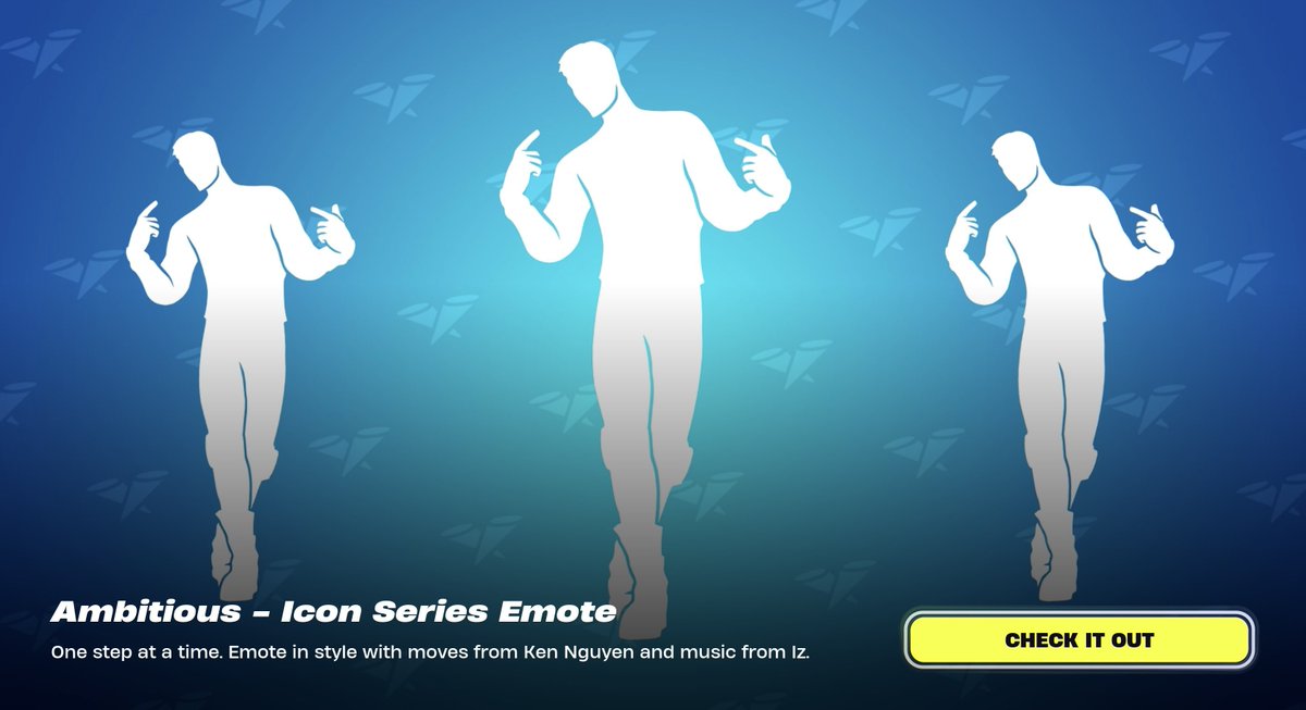 UPCOMING 'AMBITIOUS' ICON EMOTE LEAKED 🔥

This image was shown in the news feed too early 👀

(Image by @TheAgentShadow)