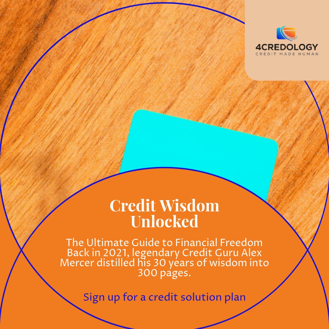 In this book, Alex shared a simple 5-step process for mastering your credit score. 📘🔑 Curious about the steps? Hit up our website for the full scoop and sign up for a credit solution plan that suits you! 💼 #CreditAwareness #FinancialFreedom #4Credology #moneyhacks