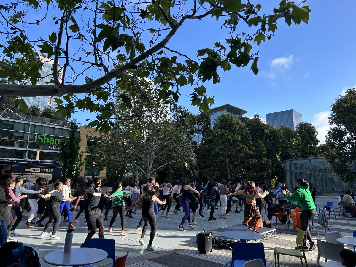Fridays are full of fun at TJPA's Salesforce Park! Tomorrow, 5/3, join us at Kid's Play Area for TGIFairies with at 10 a.m. Then, meet us at our park's Main Plaza Lunchbox Music featuring SWISS. at 12 p.m. and Bollywood Nights with at 5:30 p.m.