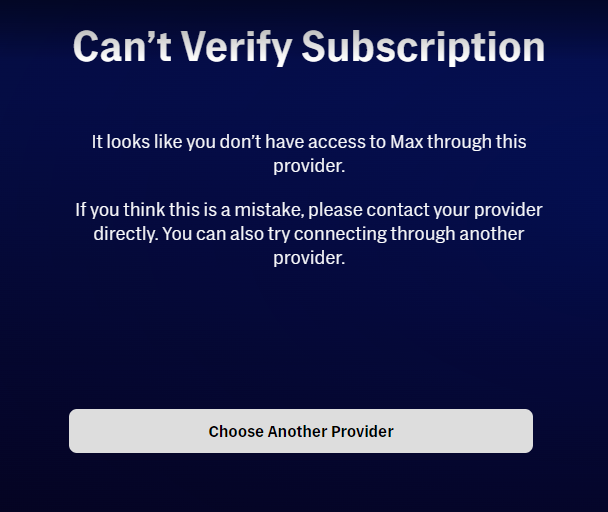 brianpankey's tweet photo. @ATT @StreamOnMax EVERY MONTH have to go through this game. if max streaming is included for "free" why is it so impossible for it to ever link up and why does it unlink every. single. month. https://t.co/5THrOnkLCO