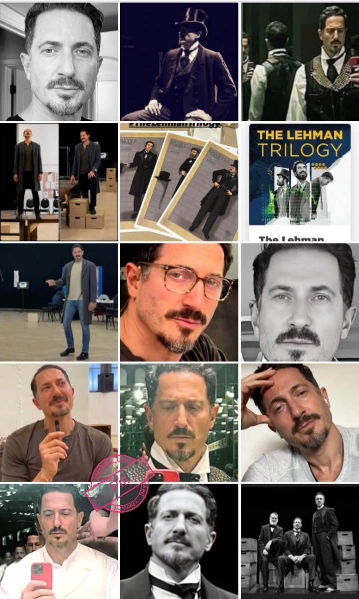 My phone's gallery is full of The Lehman Trilogy pics 🧔🎩😉
Can't wait to see more ones 😁
#SashaRoiz #mrsasharoiz
#emanuellehman #thelehmantrilogy
#SashaOnStage Yay!!