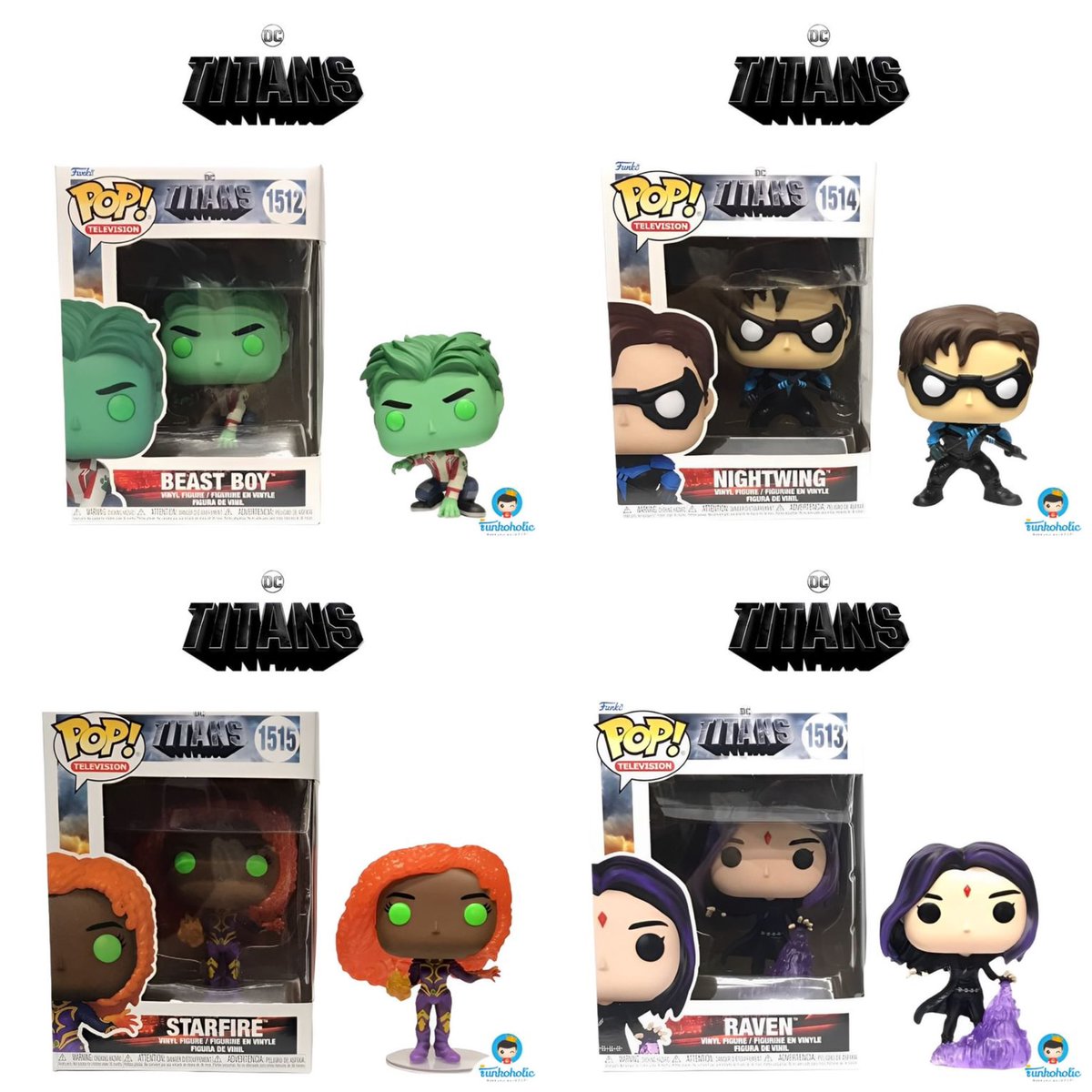 First look at DC Titans Pops! Credit: @funkoholic.id 

#dctitans