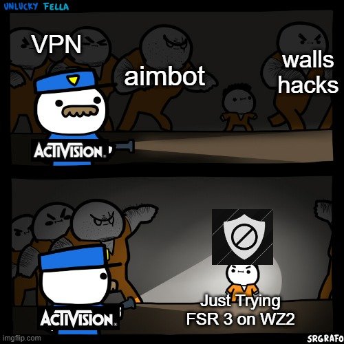 Hey @CallofDuty @Activision how about you get the actual hackers who are doing harm instead of loyal paying customers. 

Multiple years of progress and purchases gone. No warning, no process, no nuance.

And In the end lobbies are still getting ruined as we speak.