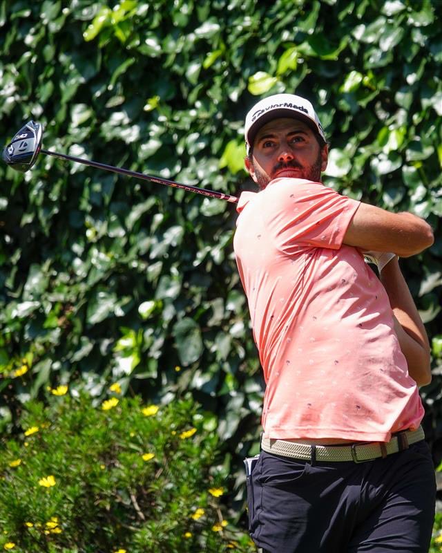 Starting off strong in Ecuador 💪 @joeysavoie_ shoots an opening round -8 (64) with 8 birdies and an eagle in round 1 putting him in a tie for first place after round 1. @PGATOURAmericas #TeamTaylorMade