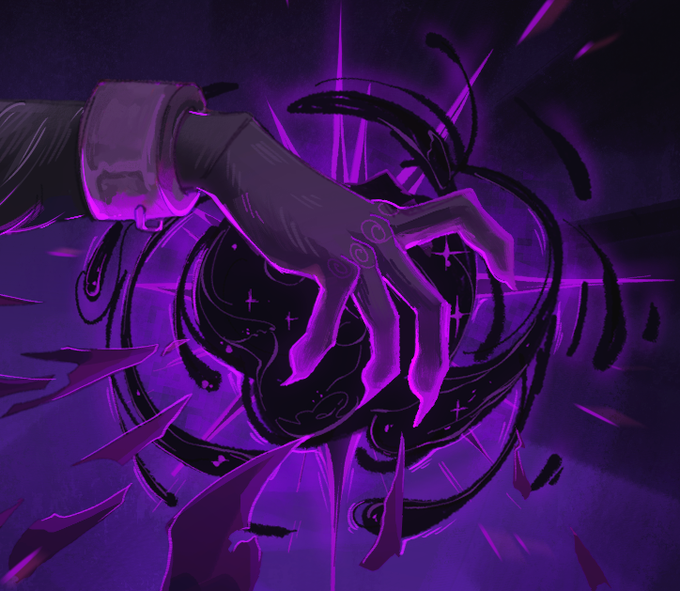 「gloves purple background」 illustration images(Latest)