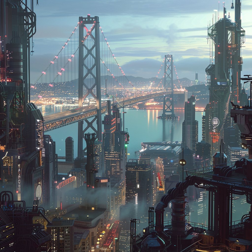 we need to rezone SOMA in sf to make it look super cyberpunk most of sf should stay in the cute victorian aesthetic but full cyberpunk in soma feels spiritually correct