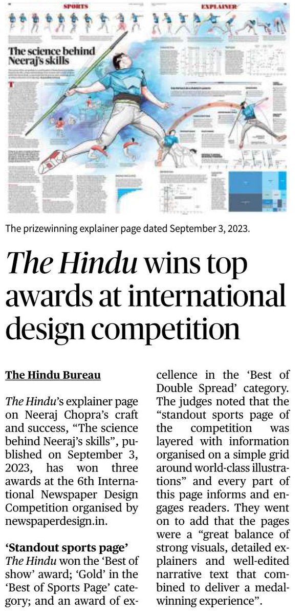 Heartiest Congratulations @the_hindu @MaliniP @nambath @nistula @janusmyth @dperi84 @SobhanaNair @vasudevavikas